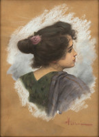 Ernst Vettori (19-20. sz.): Női portré