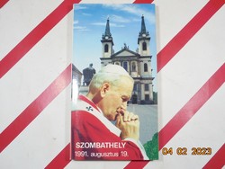 Holy Mass with the Holy Father in Szombathely 19 August 1991.