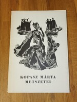 Kopasz Márta linómetszeteiről készült nyomatok mappa