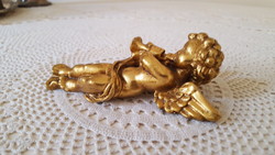 Szépen kidolgozott,aranyozott angyalka