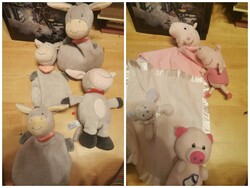 Szundikendő játékokkal 110. (Csacsis és malacos) - Nappy with toys 110. (Donkeys and pig)