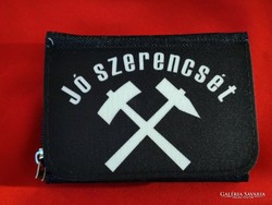 "JÓ SZERENCSÉT!" BÁNYÁSZ FARMER PÉNZTÁRCA