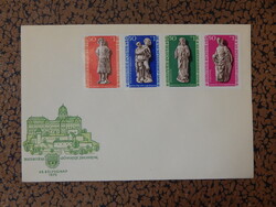 FDC 1976. Bélyegnap (49.) - bélyegcsík - Budavári gótikus szobrok - (kat.: 500,-)