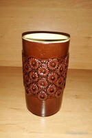 Városlődi kerámia váza - 13 cm magas (19/d)