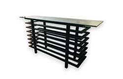 Amalfi design üveglapos konzolasztal - 52174