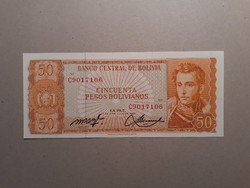 Bolívia - 50 Pesos 1962 UNC