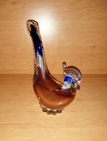 Muranoi üveg kakas figura - 19,5 cm (b)