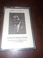 Marc Stern brüsszeli kántor ünnepi kazettája