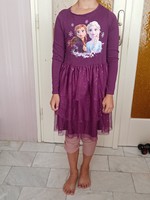 2 db HM Disney   tüllös lányka  gyerekruha sötétkék és sötétlila Elza  és Anna