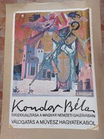 Kondor Béla: kiállitási plakát , MNG
