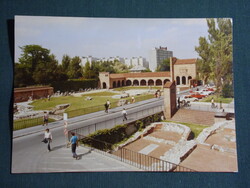 Képeslap,Székesfehérvár,Forte fotó,Romkert és kőtár,temetőkápolna, látkép,részletek, 1970-