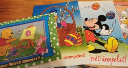 Disney figurás új húsvéti képeslapok - New Easter cards with Disney characte