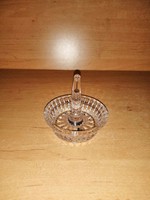 Crystal zajecar kristály üveg asztali sótartó (32/d)