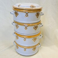 Antik porcelán ételhordó
