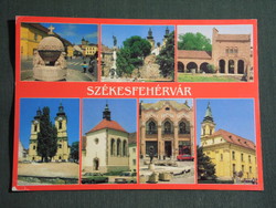 Képeslap,Székesfehérvár,mozaik,országalma,templom,kápolna,kőtár,püspök kút részletek, 2000-
