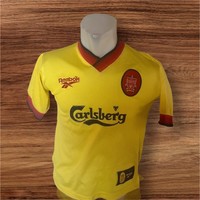 LIVERPOOL REEBOK VINTAGE GYEREK FUTBALL MEZ 3DB INGYEN POSTA