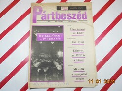 Retro régi újság - Pártbeszéd - A Mai nap választási hetilapja - 1989. november 8. - Születésnapra