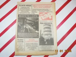 Retro régi újság - Mai nap - Független képes hírlap - 1990. február 18. - Születésnapra ajándékba