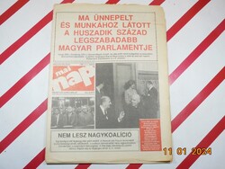 Retro régi újság - Mai nap - Független képes hírlap - 1990. május 2. - Születésnapra ajándékba