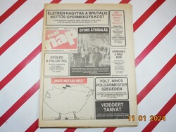 Retro régi újság - Mai nap - Független képes hírlap - 1989. november 17. - Születésnapra ajándékba