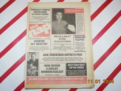 Retro régi újság - Mai nap - Független képes hírlap - 1990. február 7. - Születésnapra ajándékba