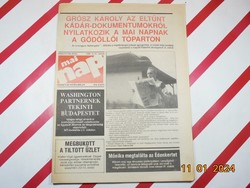 Retro régi újság - Mai nap - Független képes hírlap - 1990. április 25. - Születésnapra ajándékba