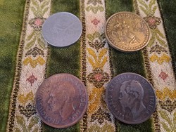 Pénzérmék 4 darab