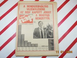 Retro régi újság - Mai nap - Független képes hírlap - 1990. április 9. - Születésnapra ajándékba