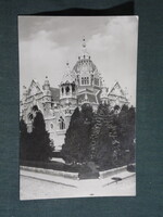 Képeslap,Szeged,Zsinagóga,Izraelita templom látkép ,részlet, 1961-