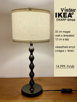 Vintage retro IKEA Ekarp asztali lámpák éjjeli réz fém lámpa lámpaernyő lámpabúra