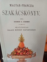 Szakácsköny - Francia-magyar szakácskönyv, 1881.