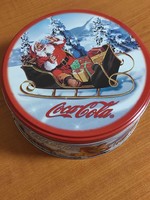 Coca Cola-s karácsonyi fémdoboz
