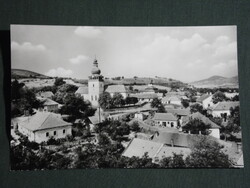 Képeslap,Tolcsva, község ,templom, látkép,részlet , 1971-
