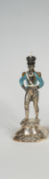 Ezüst miniatűr katona figura (1.) - 1821-esangol katona