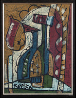 Kecir, Bohumil Samuel (1904-1987) Abstract Still Life