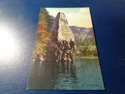 Schillerstein, Lucerne 1858. The rock-engraved monument of the writer Vilmos of Tell in Switzerland