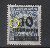 Tévnyomatok, érdekességek  1273 (Reich) Mi 328 A P HT     4,00 Euró postatiszta