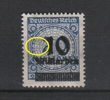 Tévnyomatok, érdekességek  1274 (Reich) Mi 328 A P HT     4,00 Euró postatiszta