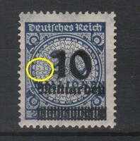 Tévnyomatok, érdekességek  1275 (Reich) Mi 328 A P HT     4,00 Euró postatiszta