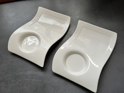 Fehér Villeroy and Boch csésze alátét, tányér - New Wave