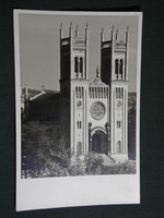 Képeslap,Fotó,Fót, Szeplőtelen Fogantatás templom látkép,részlet, 1970-