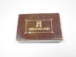 Retro régi Wien Hilton szappan pipereszappan emlék Ausztria