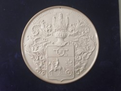 KÉZDIVÁSÁRHELY COAT OF ARMS - PORCELAIN PLAQUE
