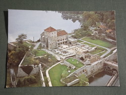 Képeslap,Tata, Zsigmond vár látkép,részlet , 1984-