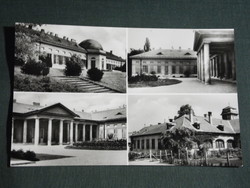 Képeslap,Vajta,mozaik,Zichy kastély,SZOT gyermeküdülő látkép,részlet,1967-
