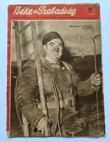 1955 november 23  /  Béke és Szabadság  /  Születésnapra, ajándékba EREDETI ÚJSÁG?! Ssz.:  28347