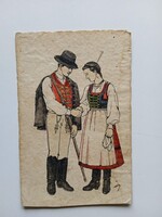 D204810    Marosszéki székely népviselet  1930-40  HAÁZ  Ferenc Rezső  rajza