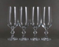 1T125 Hibátlan elegáns talpas pezsgős pohár készlet 4 darab
