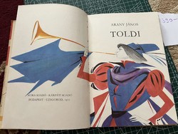 Arany János: Toldi - könyv, Kass János illusztrációkkal 1975 - Móra