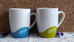McCafé bögre (2012) kék, zöld